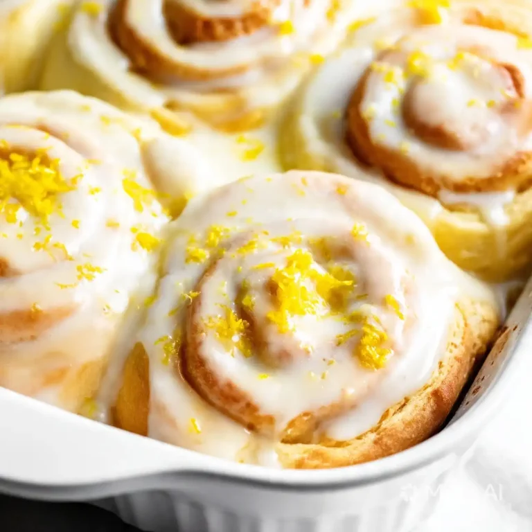 Fluffy Lemon Rolls Recipe with a Sweet and Tangy Glaze