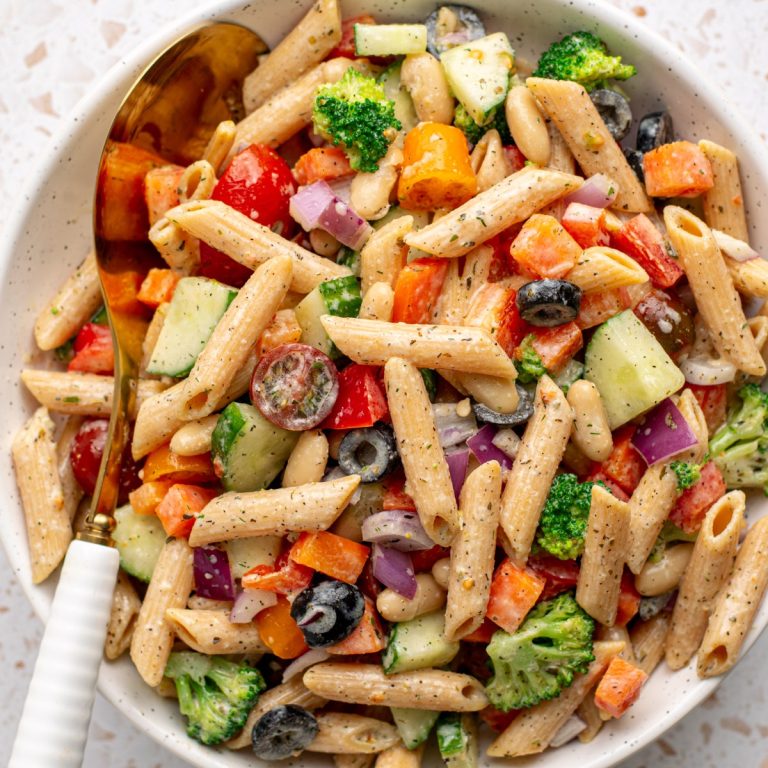Crispy Pasta Protein Salad Recipe for a Crunchy, Easy Lunch